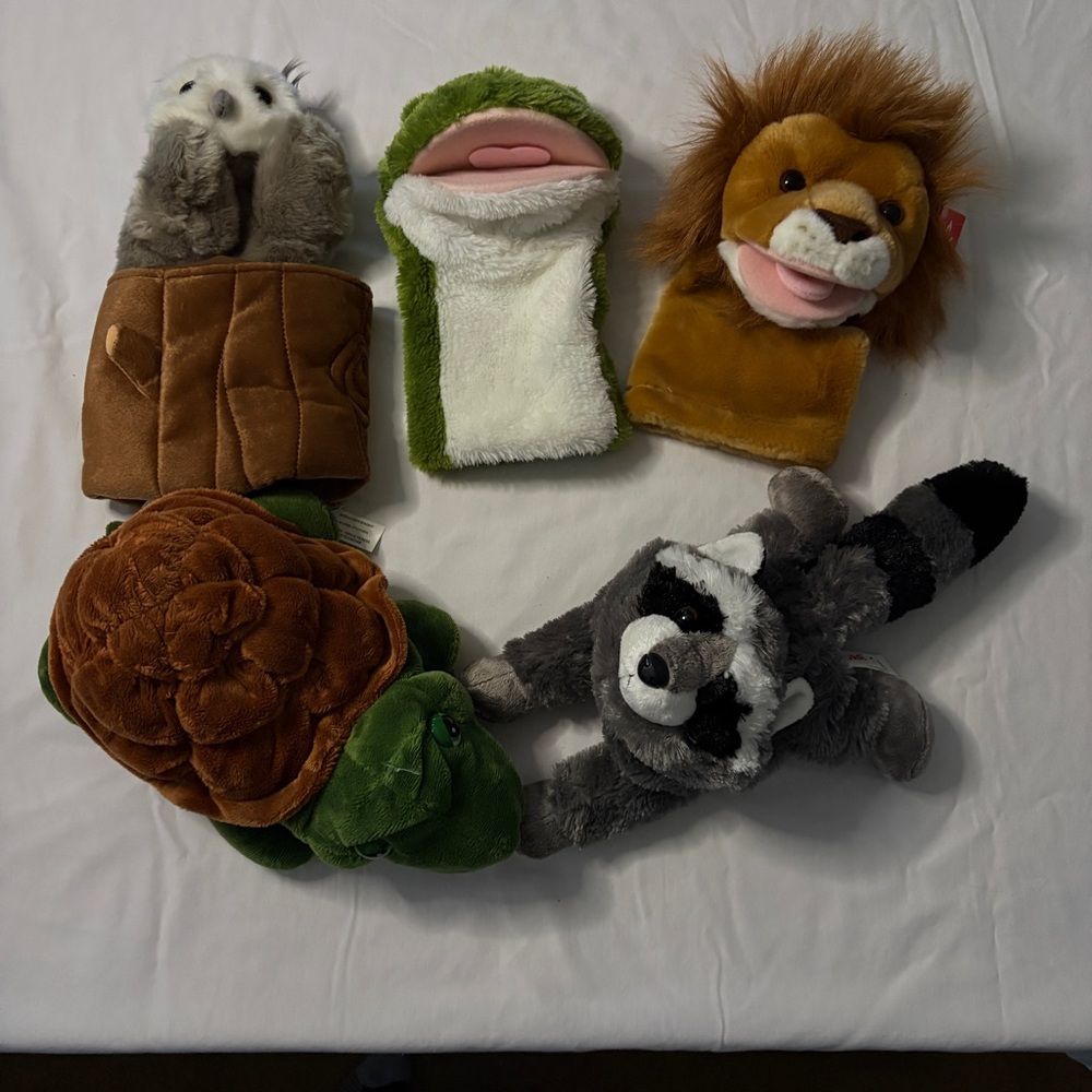 Aurora Puppets, Bundle of Five, New